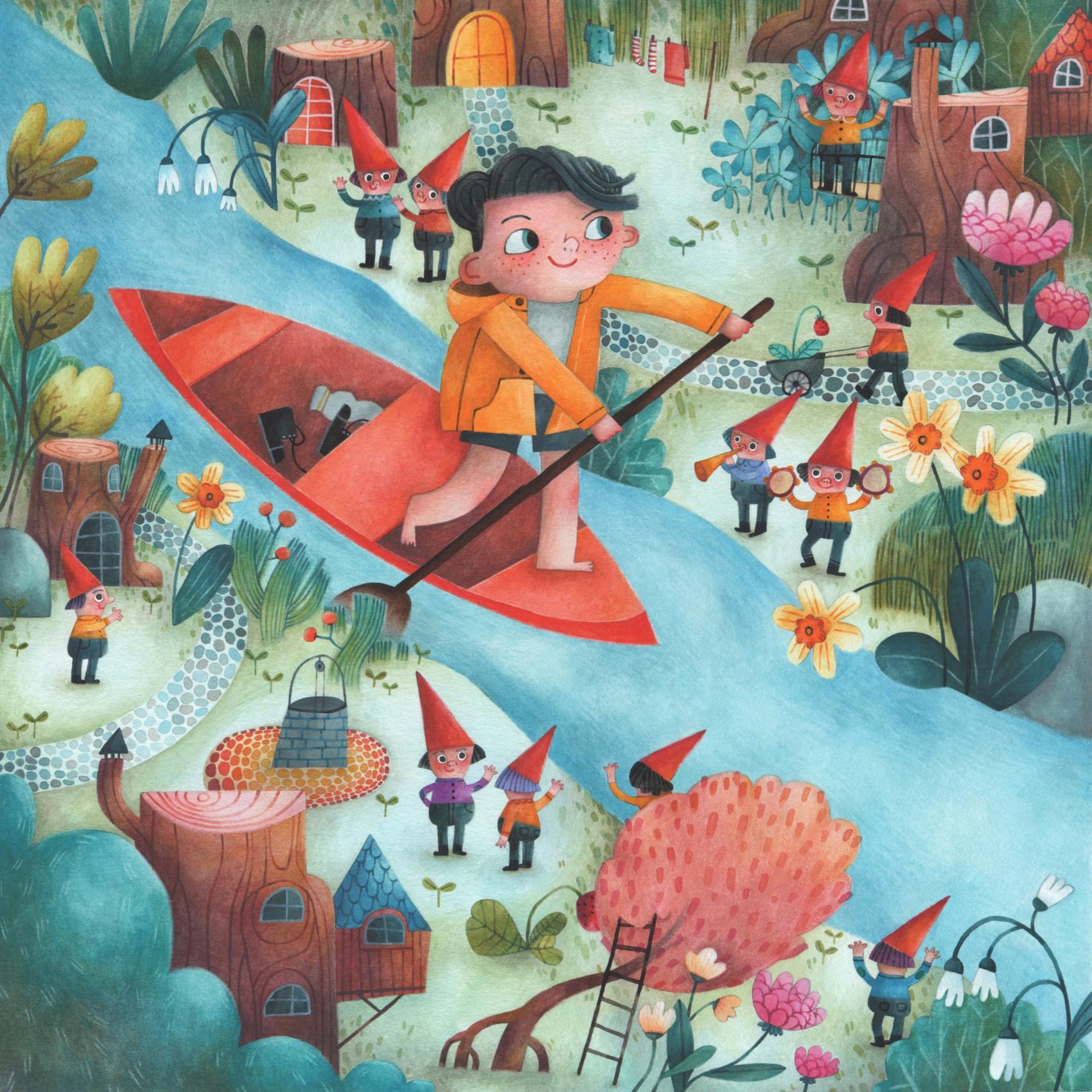 A Fantasy Journey, April Spring in the land of gnomes