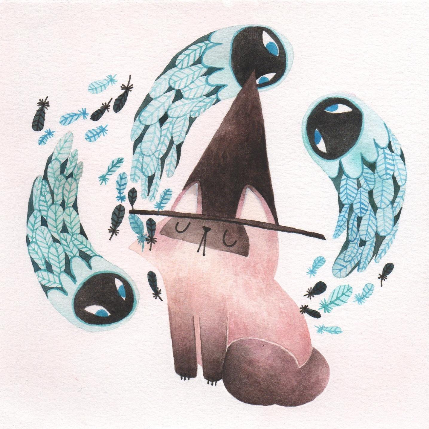 Magical cat by Laure "Draw This In Your Style" challenge