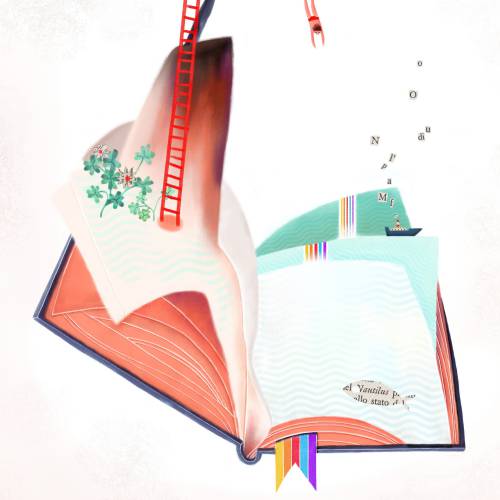 Il tuffo - selezionata Premio Fedriani Un esperimento di illustrazione digitale