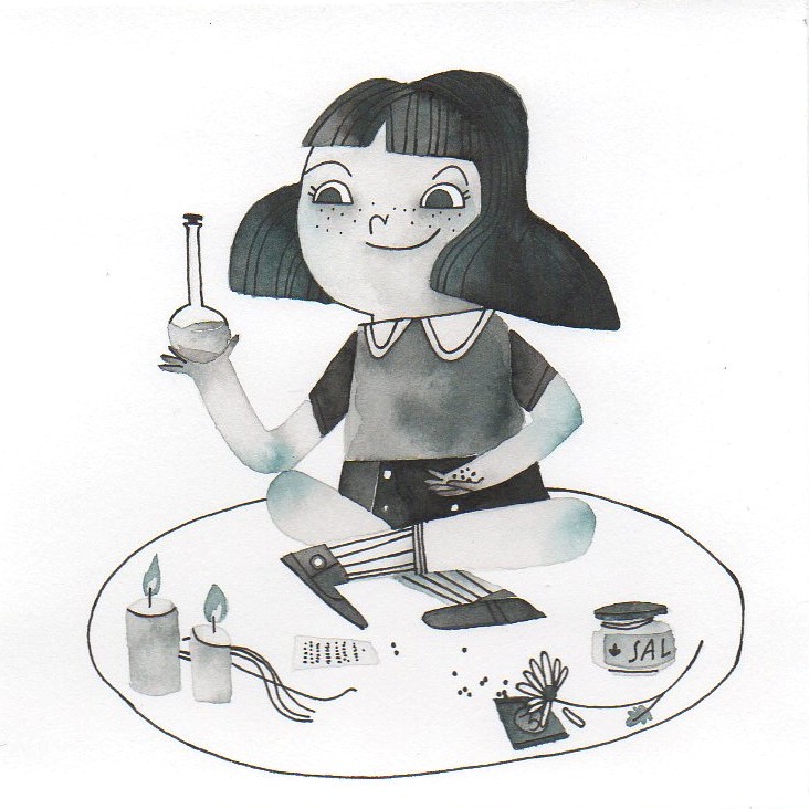 The spell A magic potion for Inktober