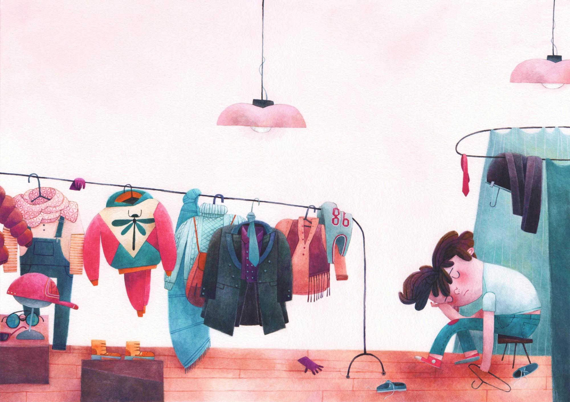 Kaspar's fashion Awarded illustration at Lucca Junior