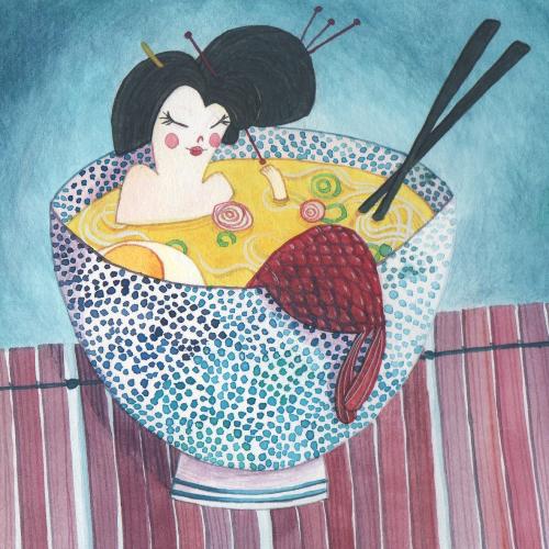 A Japanese mermaid for Mermay 2018