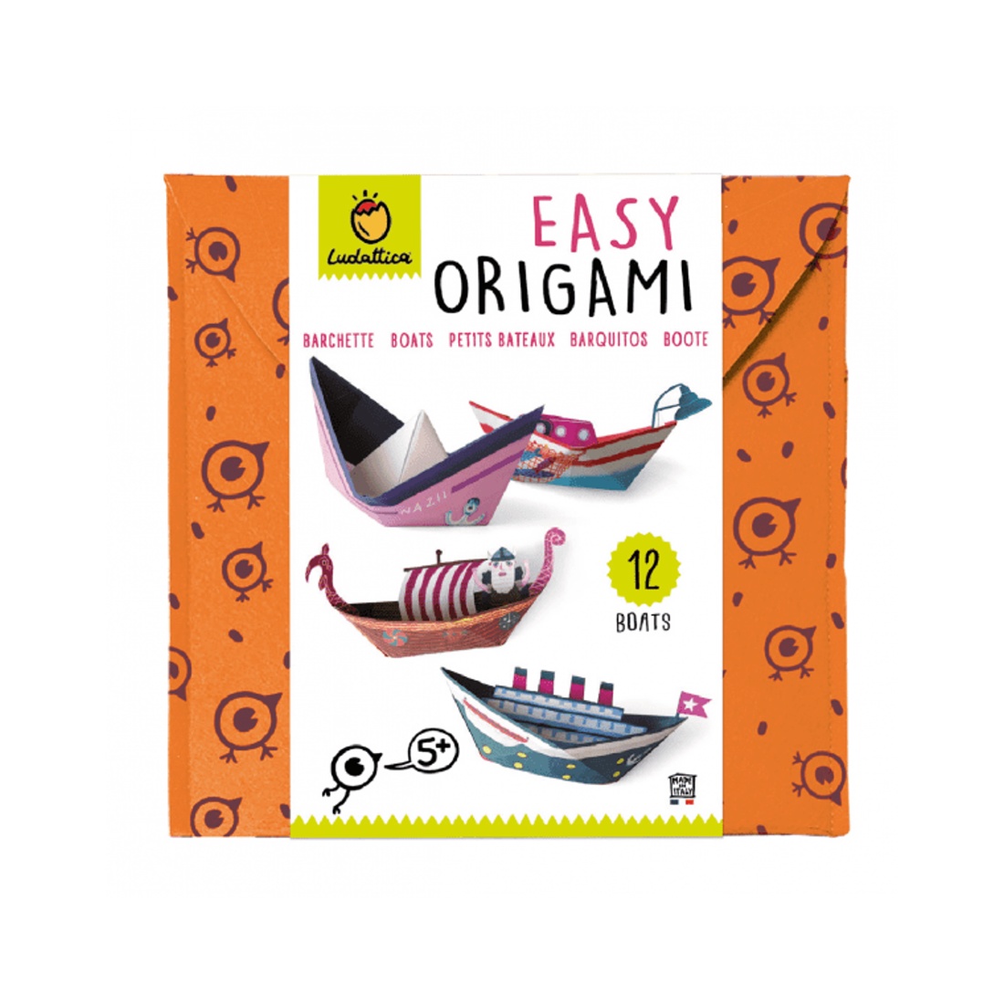 Easy Origami | Boats The art of paper folding in a Ludattica game