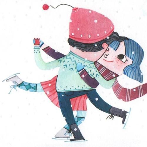 Two iceskaters for Collective