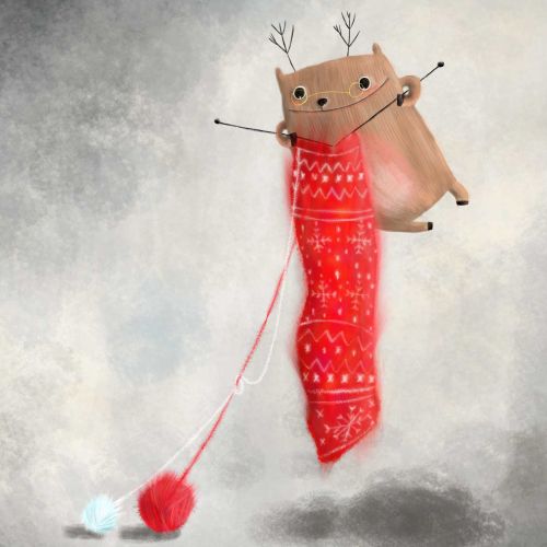 Inflated reindeer for Animaloon Collective