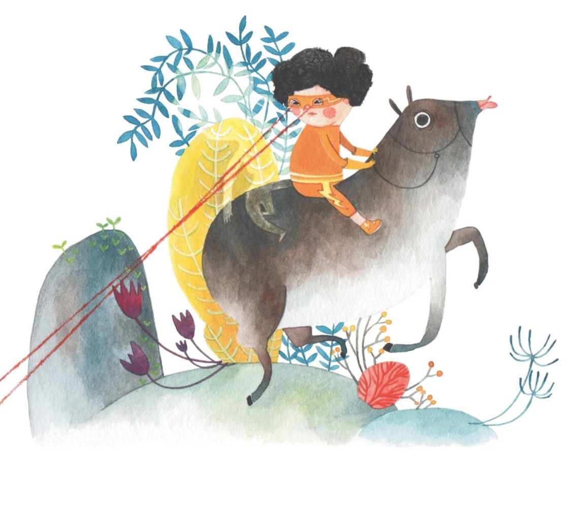 Run away bear, run! Scarpetta d'Oro, the awarded tale