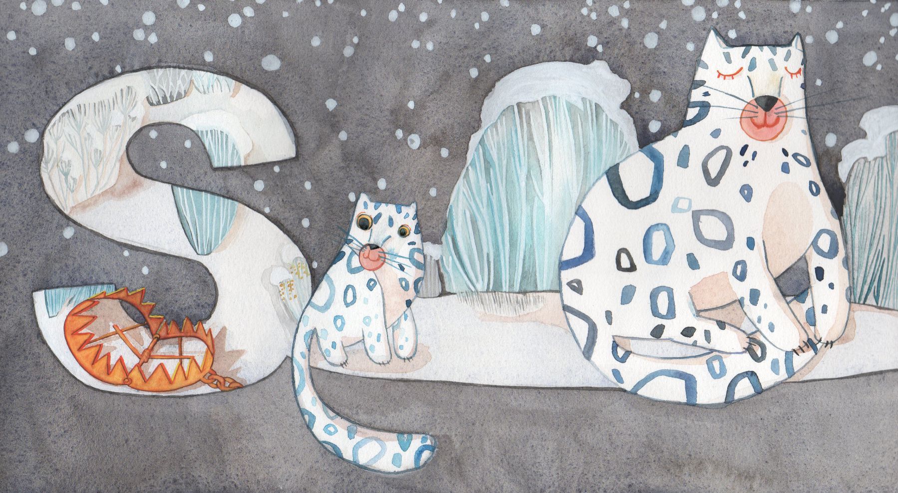 Snow Leopard An endangered majestic feline
