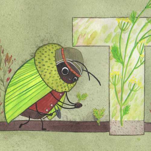 An endangered beetle in the United Kingdom