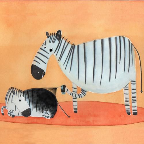 Threatened by hunting for striped skin