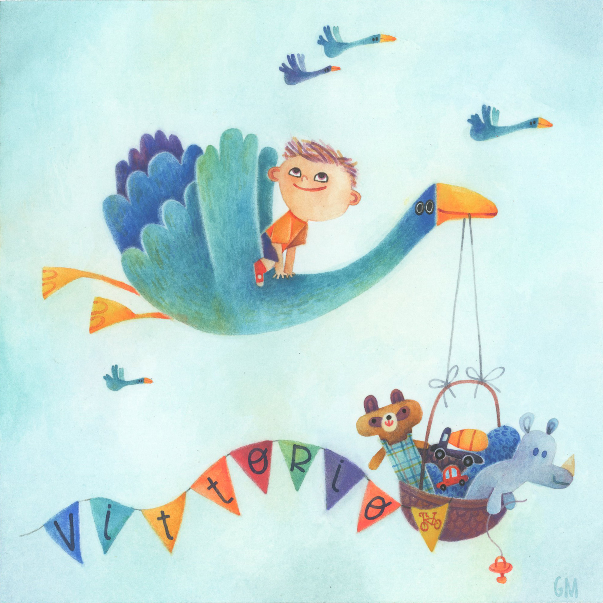 Flying Vittorio A personalised Christmas present
