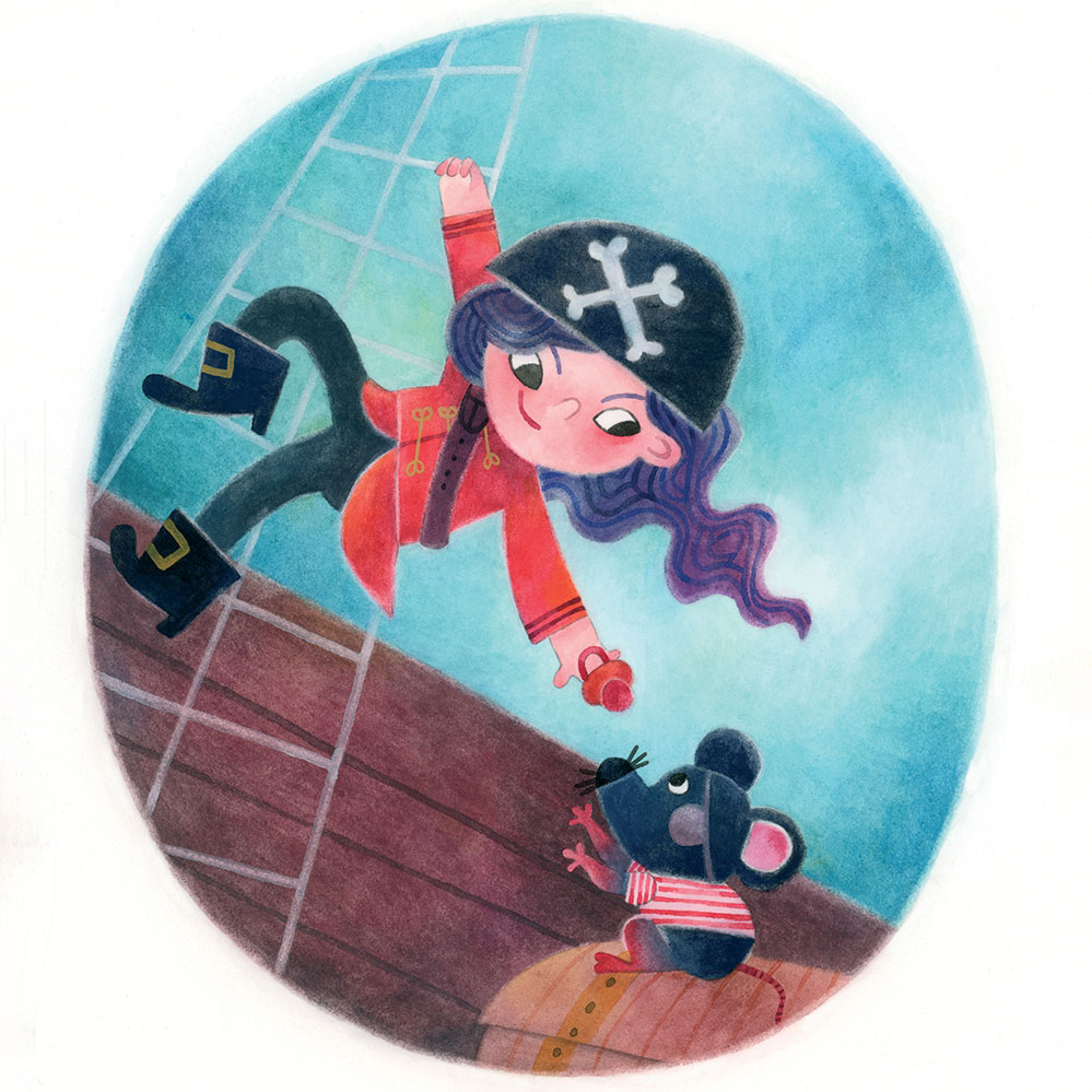 On the pirates ship