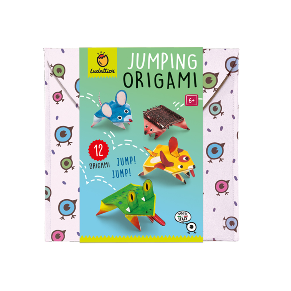 Jumping Origami The art of paper folding in a Ludattica game