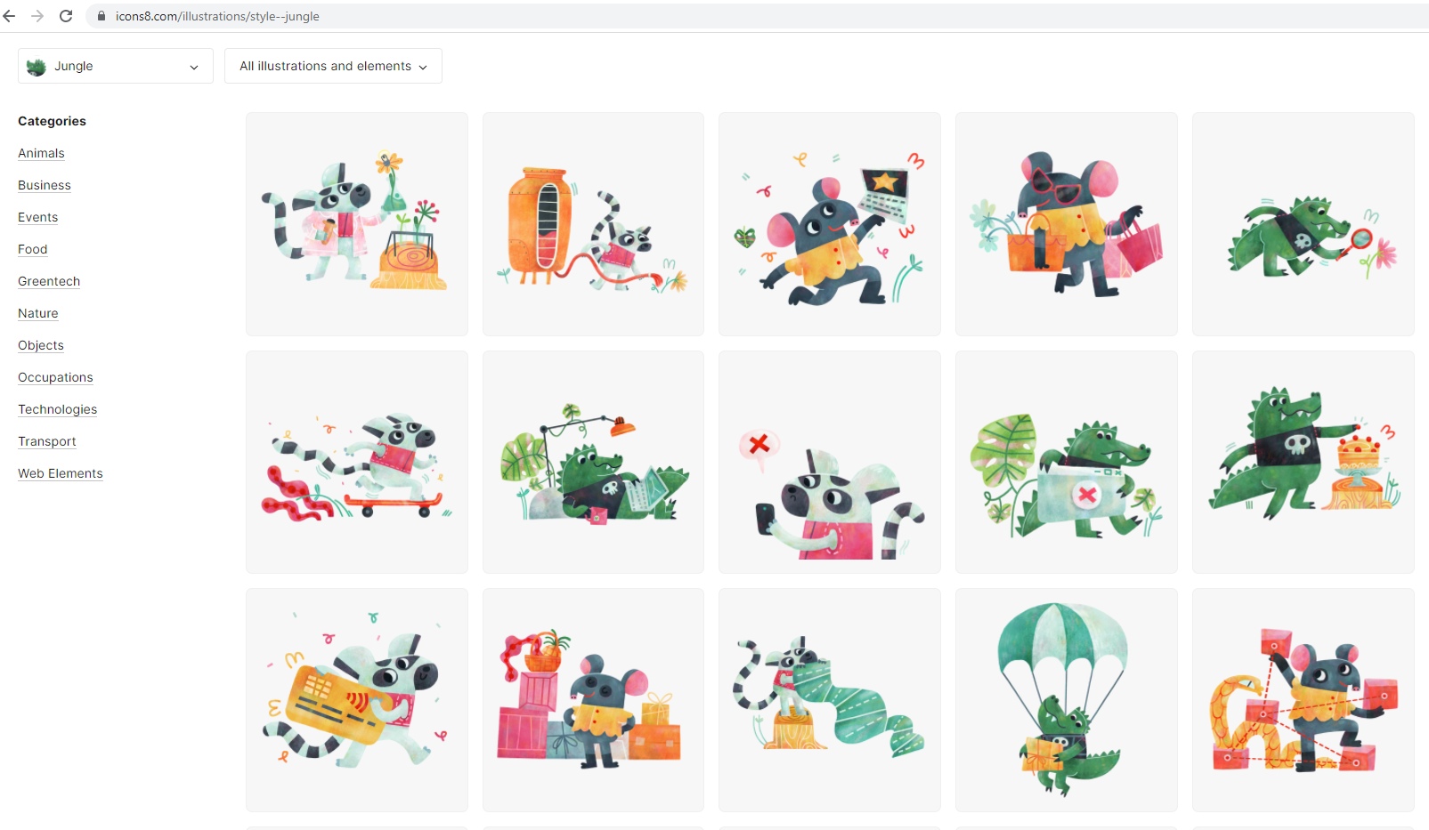 Le mie illustrazioni disponibili su Icons8 Illustrare per applicazioni web, un nuovo progetto in collaborazione con Icons8.com