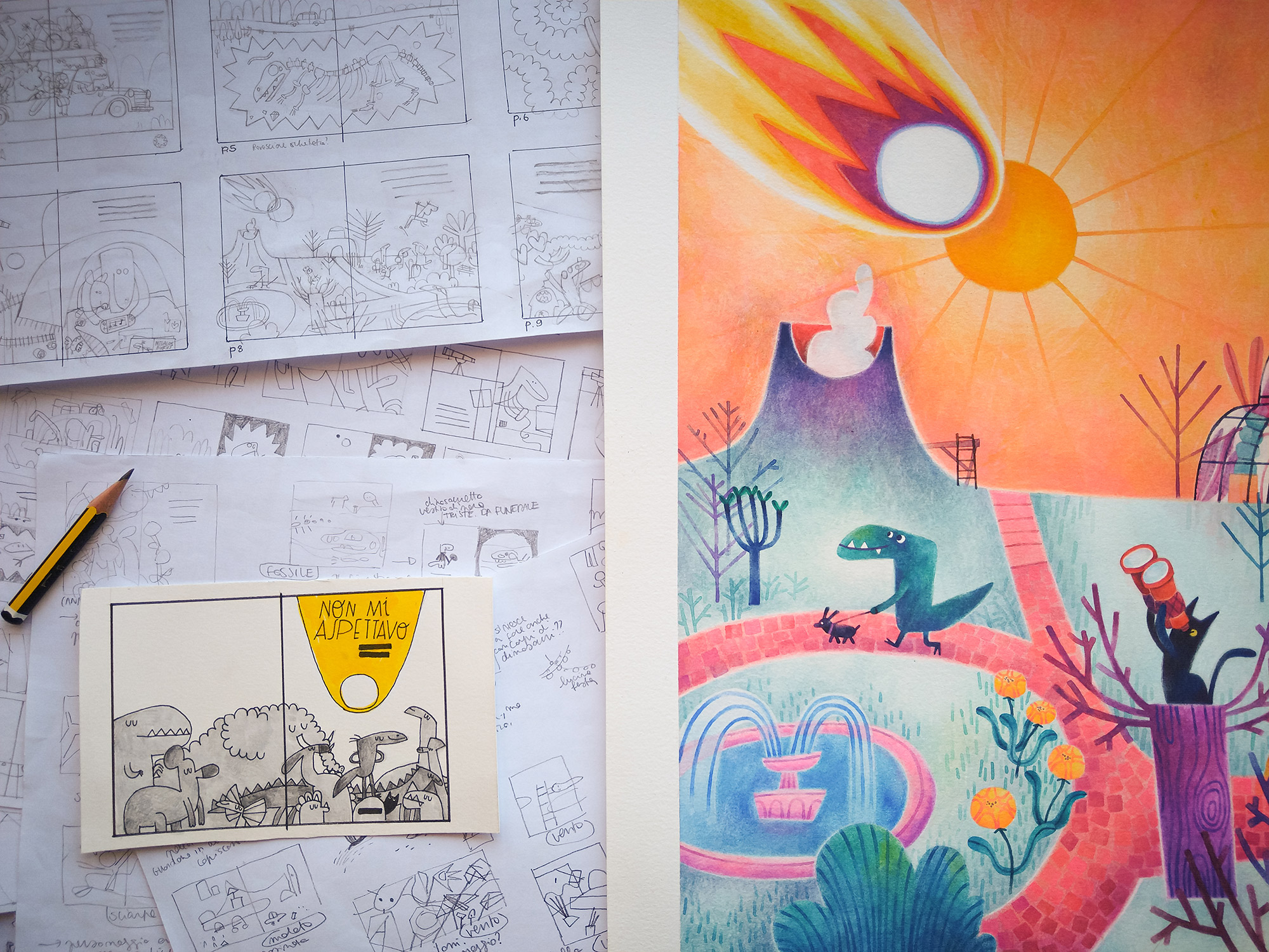 Illustrazione selezionata al Premio Livio Sossi
Il mio lavoro sarà in mostra a Lucca Comics and Games 2022