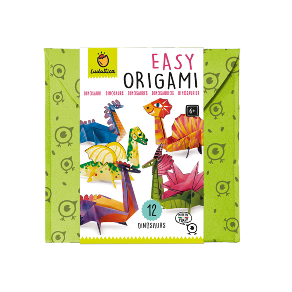 Easy Origami | Dinosaurs The art of paper folding in a Ludattica game