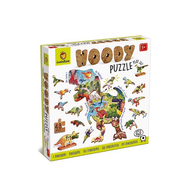 A wooden puzzle for Ludattica game